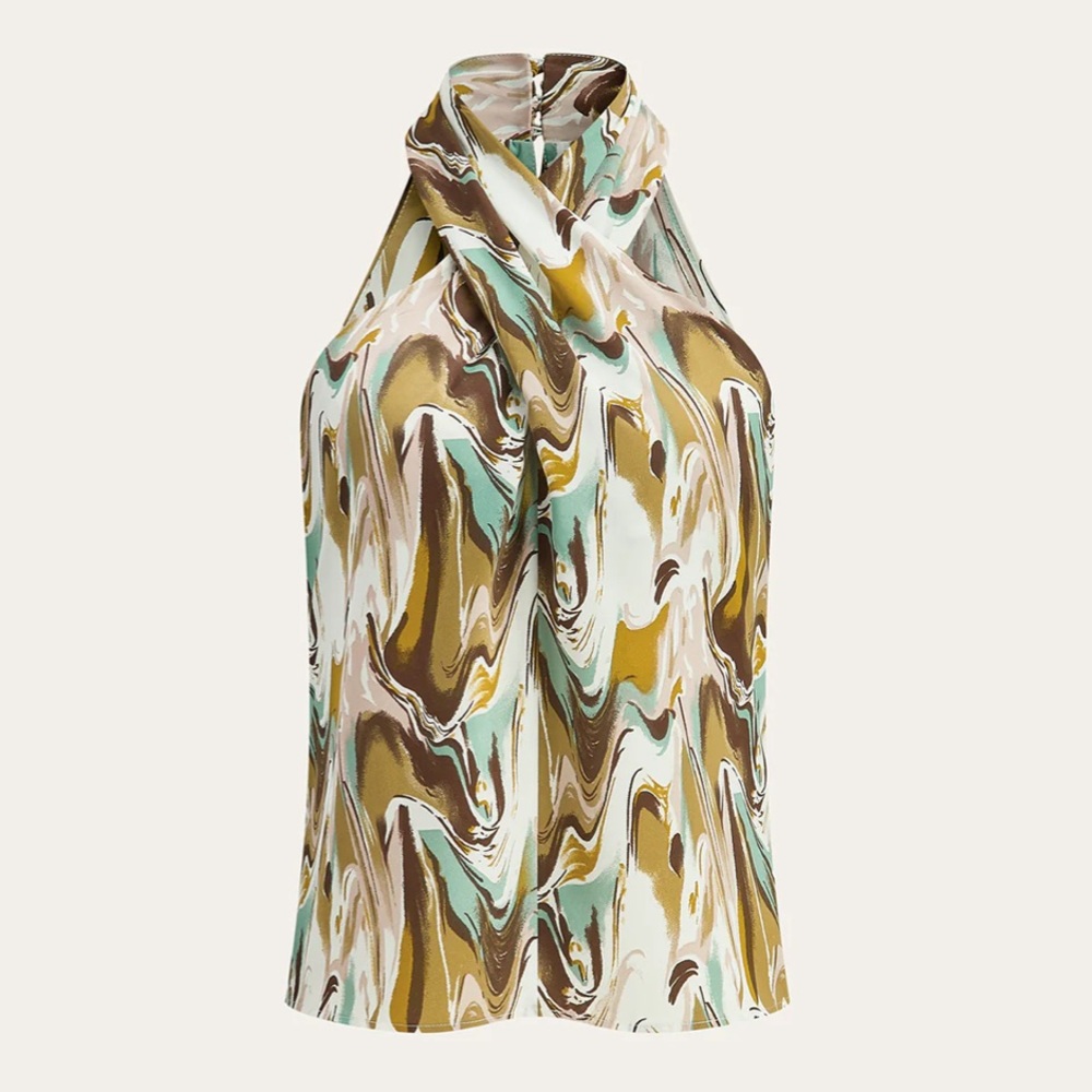 Abstract Patterned Two-Piece Set - Picture 4 of 10